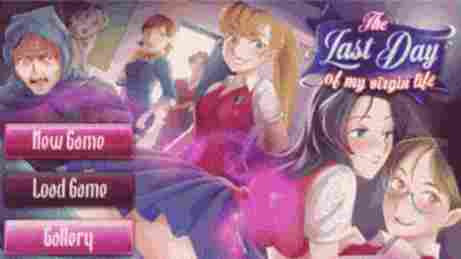 Menu principal de The Last Day - The Last Day of My Virgin Life - Hentai Visual Novels - XVideos Games