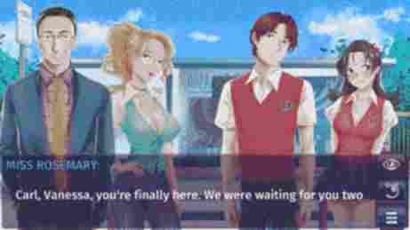 Cena extraída do prólogo - The Last Day of My Virgin Life - Hentai Visual Novels - XVideos Games