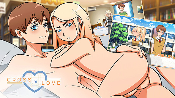 Cross x Love - Yaoi - Визуальные романы в жанре хентай - XVideos Games